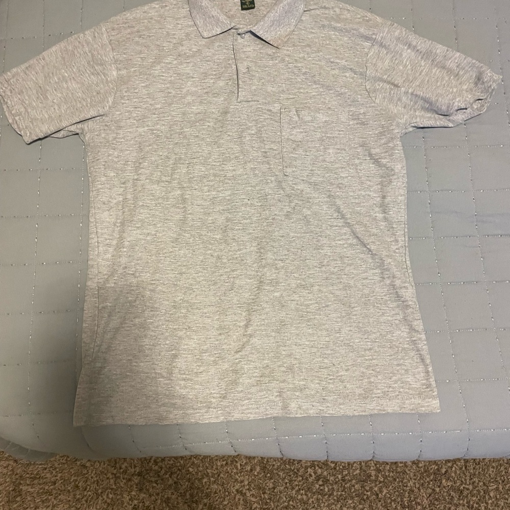 Men's Grey Polo Shirt